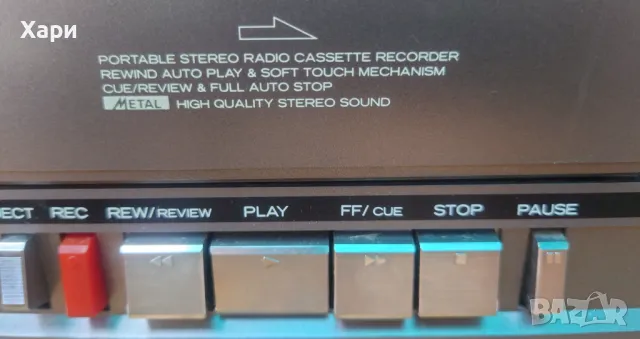 Радио касетофон /Ghettoblaster/Hitachi TRK-9100EZ, снимка 12 - Радиокасетофони, транзистори - 45991084