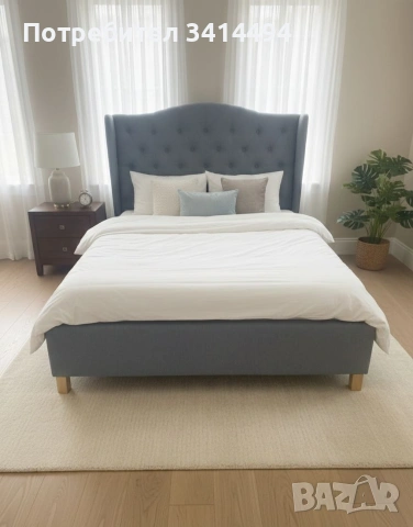 тапицирана спалня , снимка 3 - Спални и легла - 53390174