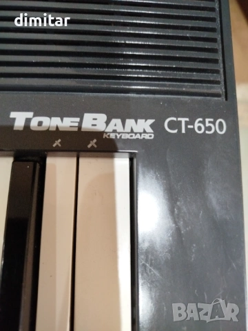 Синтезатор CASIO TONE BANK CT - 650, снимка 4 - Синтезатори - 53813742