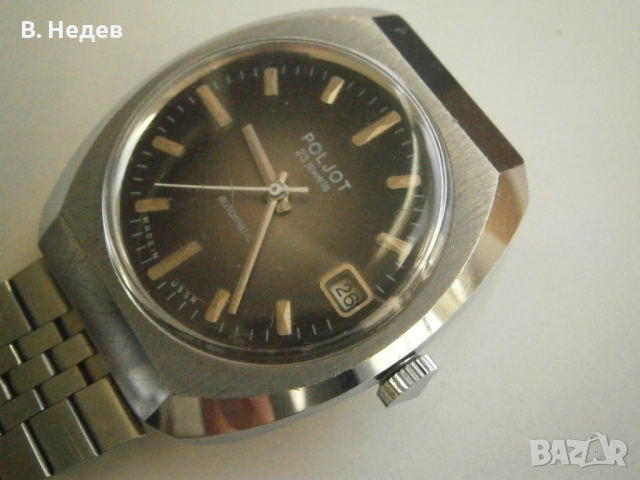 POLJOT automatic, 23 jewels, made in USSR, case 37mm, TOP!, снимка 2 - Мъжки - 52735237
