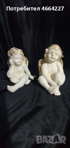 Винтидж фигурки ангелчета( херувими) -комплект от 2 бр.