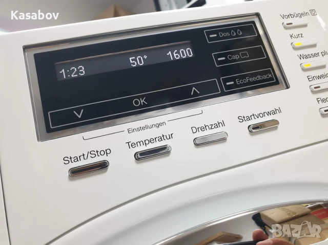 Miele W1 - TwinDos - Подсветка - Пералня Миеле 12м Гаранция, снимка 3 - Перални - 51991757