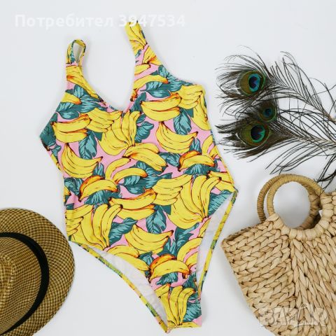 Ново бански костюм банан, снимка 1 - Бански костюми - 46226993