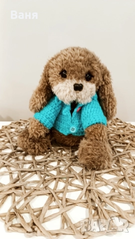 Ръчно плетено кученце, снимка 9 - Плюшени играчки - 49863160