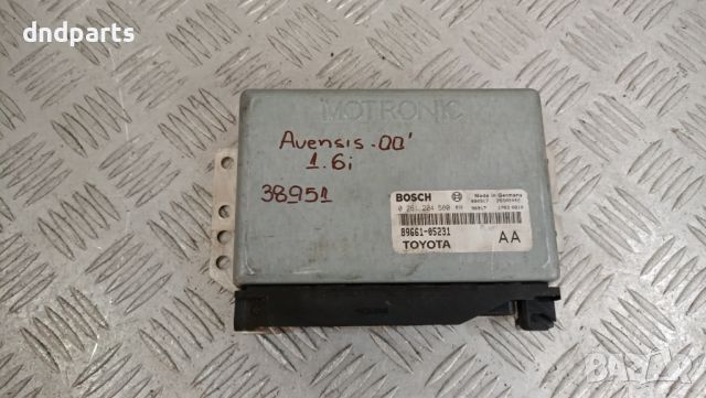 Компютър Toyota Avensis 1.6i 2000г.	, снимка 1 - Части - 45130219