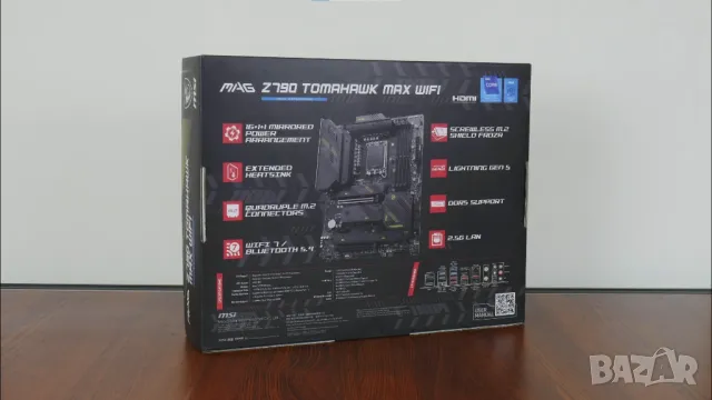 Дънна платка MSI MAG Z790 TOMAHAWK WIFI DDR5 INTEL LGA1700 , снимка 2 - Дънни платки - 48080945