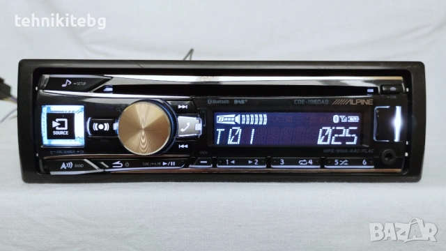 ⭐⭐⭐ ALPINE CDE-196DAB ⭐⭐⭐ - Жесток авто CD плеър с Bluetooth (Блутуут), USB, DAB+, снимка 14 - Аудиосистеми - 54302083