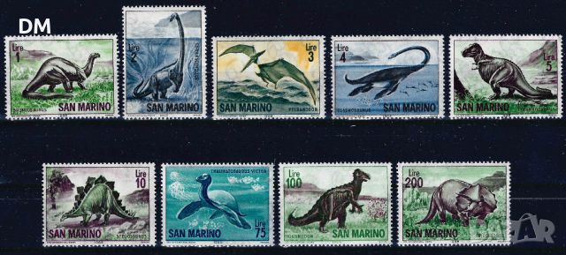 Сан Марино 1965 - динозаври MNH