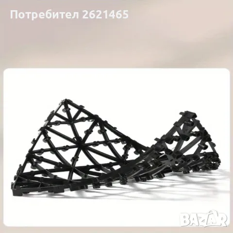 Дървени декинг плочки за двор или тераса, кафяви WPC плочи, 30х30 см, снимка 5 - Други - 49839355