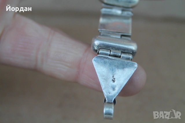 Сребърна гривна, снимка 10 - Гривни - 53636936