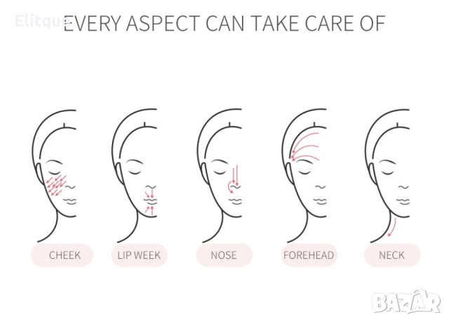 Четка за нанасяне на фон дьо тен с къса дръжка MAANGE, снимка 8 - Други - 52870822