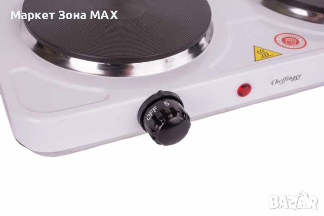 Електрически двоен котлон Cheffinger CF-EHD1000, снимка 4 - Котлони - 52931215