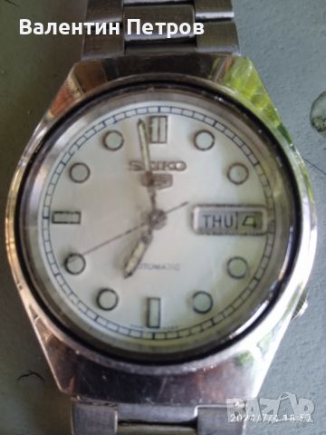 Часовник Сейко автомат, снимка 2 - Мъжки - 46473614