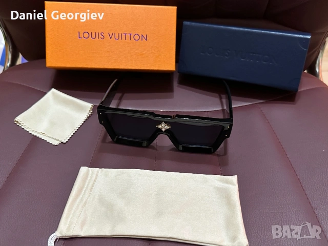 НОВИ слънчеви очила Louis Vuitton Cyclone в пълен комплект