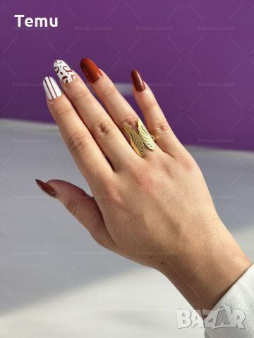 Дамски пръстен от неръждаема стомана, снимка 2 - Пръстени - 45852903