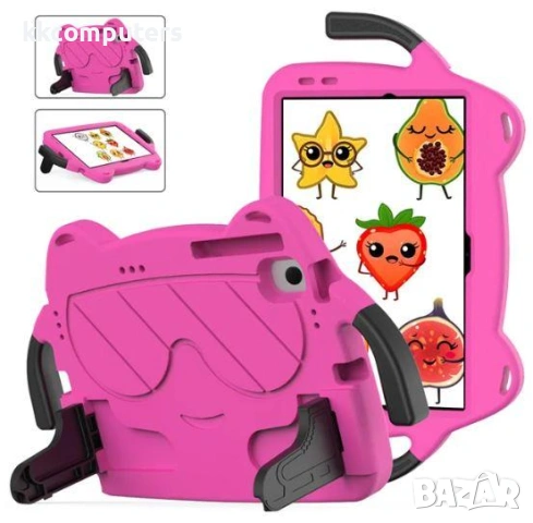 Калъф силикон Таблет с дръжки и стойка за iPad Pro 10.5'/Air3/iPad 10.2'/ Розов / Баркод : 3128511