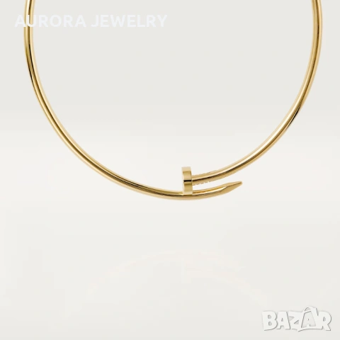 CARTIER Nail Juste un Clou Classic Gold Колие Пирон, снимка 10 - Колиета, медальони, синджири - 53238256