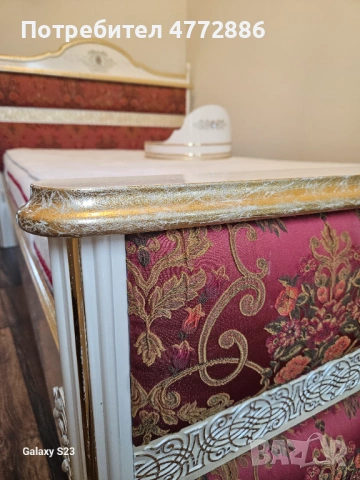 Луксозно детско легло в бароков стил 120x200, снимка 2 - Спални и легла - 53925603