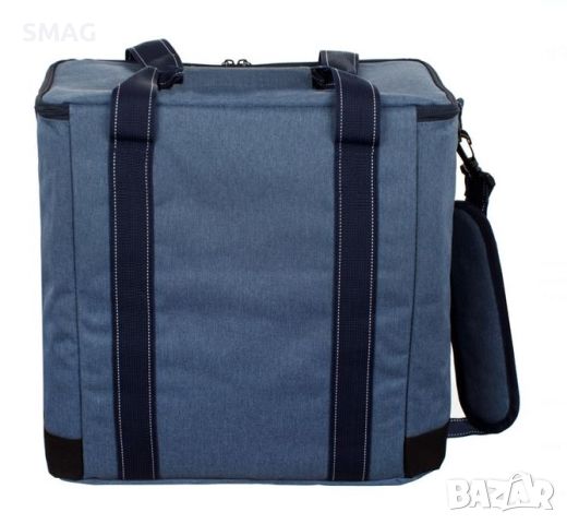 Изотермална чанта Blue Jeans Charcoal 40x24x28см - 26л, снимка 4 - Хладилни чанти - 46387650