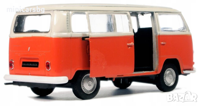 1:34 Метални колички: Volkswagen Bus T2 - Welly, снимка 5 - Колекции - 44990655