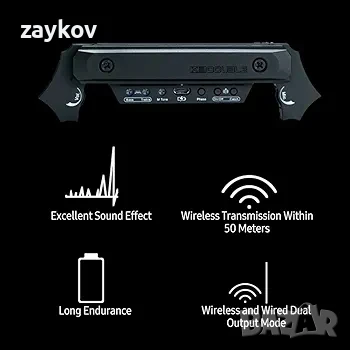 Dual X2  безжичен и кабелен китарен пикап, система за електрическа акустична бас китара, снимка 2 - Друга електроника - 51012201