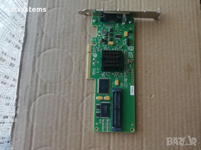  LSI Logic SAS3442E-HP 3.0Gb/s PCI-Express x8 SAS RAID Controller Card, снимка 6 - Други - 46460372