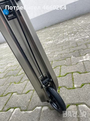 Тротинетка Decathlon Oxelo Mid 9 сива, снимка 7 - Скутери и тротинетки - 52584919