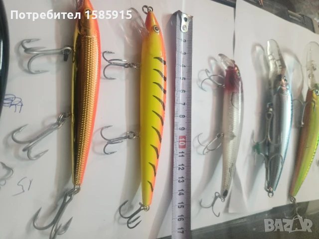 Редки модели Рапала за сом,баракуда,дорадо и туна. , снимка 14 - Стръв и захранки - 51233418