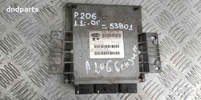 Компютър Peugeot 206 1.1i 2001г. 9642423780 IAW48P2.70	