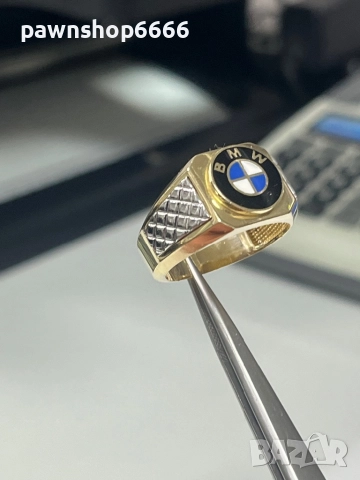 Златен пръстен 14 карата, снимка 9 - Пръстени - 51988762