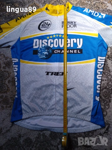 Nike Discovery Channel Stars – къс ръкав джърси, размер XL, снимка 3 - Спортна екипировка - 54099477