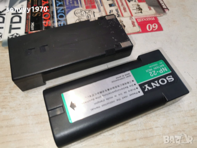 SONY NP-22 X2 BATTERY PACK-ВНОС SWISS 2301261600, снимка 2 - Батерии, зарядни - 53202301