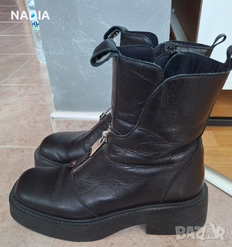 Боти DARIS естествена кожа , снимка 3 - Дамски боти - 52374782