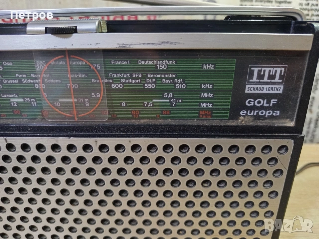 Радио"ITT"Schaub-Lorenz.GOLF, снимка 8 - Радиокасетофони, транзистори - 53054662