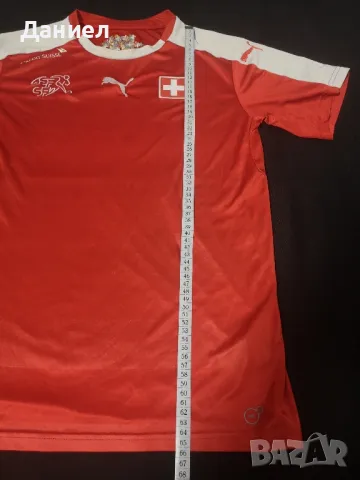 Тениска на Швейцарския национален отбор , снимка 6 - Футбол - 50011180