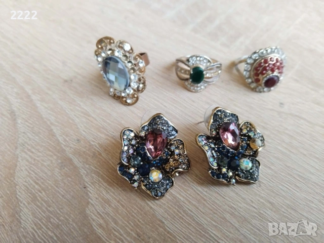 Комплект бижута с камъни, снимка 7 - Бижутерийни комплекти - 53113045