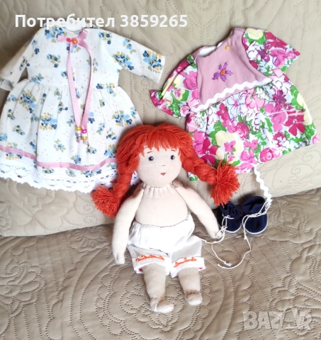 Кукла София. Текстилна мека кукла. ръчна изработка, снимка 15 - Кукли - 52816918