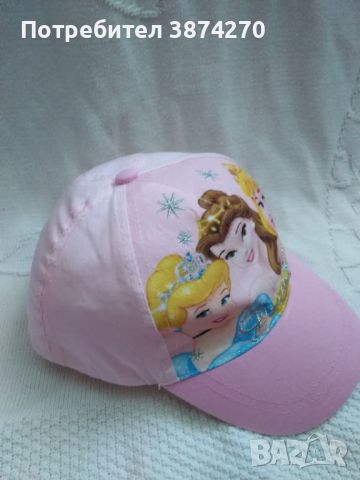 Детска лятна шапка Disney Princess, размер 54, снимка 2 - Шапки, шалове и ръкавици - 45097809