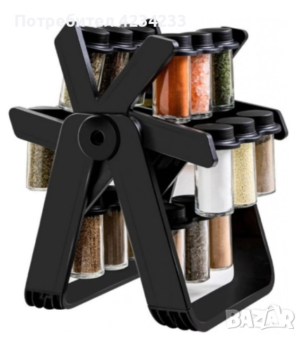 стойка за подправки , снимка 3 - Аксесоари за кухня - 52466793