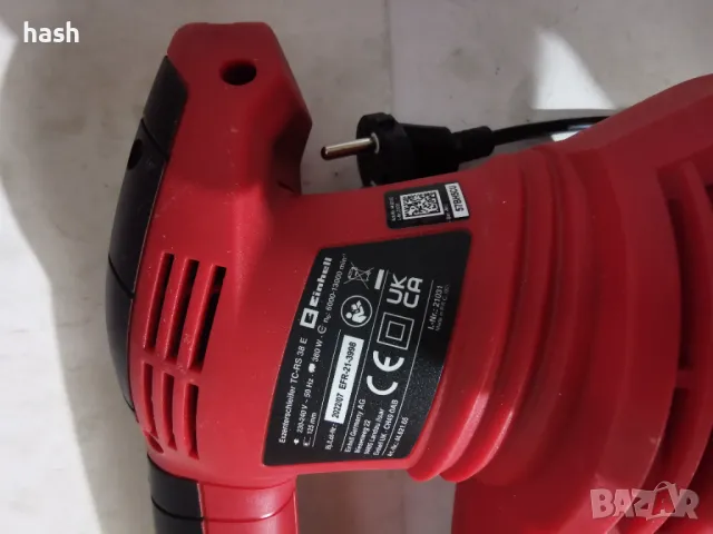 Einhell Орбитален шлайф /Ексцентрикшлайф TC-RS 38 E ,Ø 125 mm, контрол на скоростта, снимка 5 - Други инструменти - 48692424