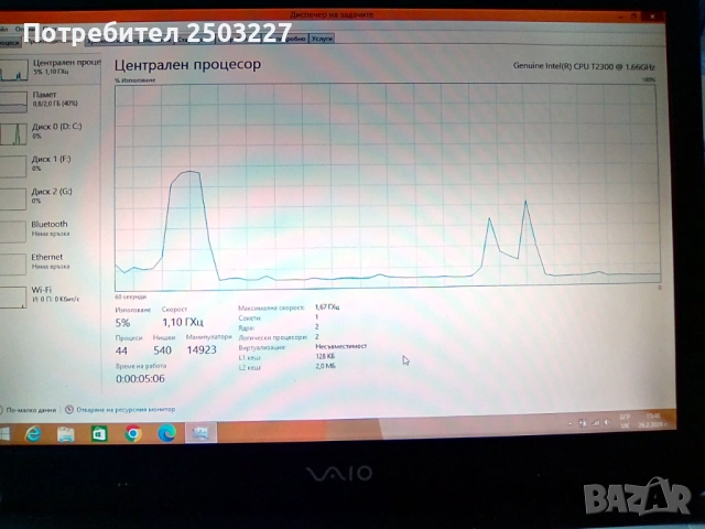 SONI VAIO VGN-FE21H. MODEL: PCG-7N1M - 2 ПРОЦЕСОРА, снимка 14 - Лаптопи за дома - 53651297
