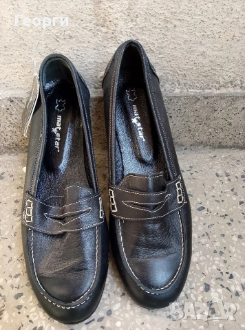 Нови дамски мокасини от естествена кожа