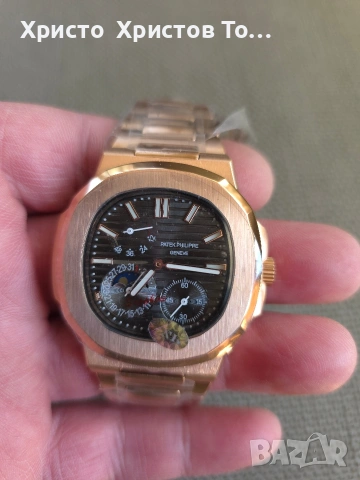 Промоция!!! Мъжки механичен часовник Patek Philippe 5712/1R-001, снимка 4 - Мъжки - 53103785