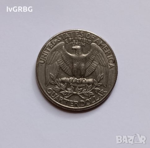 1/4 долар САЩ 1998 ( 2 ) 25 цента Америка 1998 ( 2 ) Американска монета , снимка 2 - Нумизматика и бонистика - 45103381