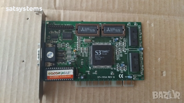 Видео карта S3 Trio64V+ Color Max ST-765A 2MB PCI