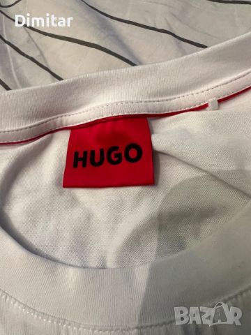 2 Тениски Hugo (Черна и бяла), снимка 5 - Тениски - 46450016