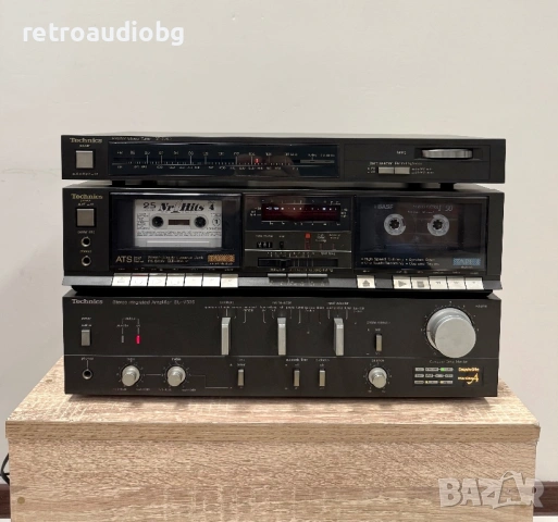 🔊Ретро аудио система - сет TECHNICS - усилвател, двукасетъчен дек и тунер🔊, снимка 3 - Аудиосистеми - 53211227