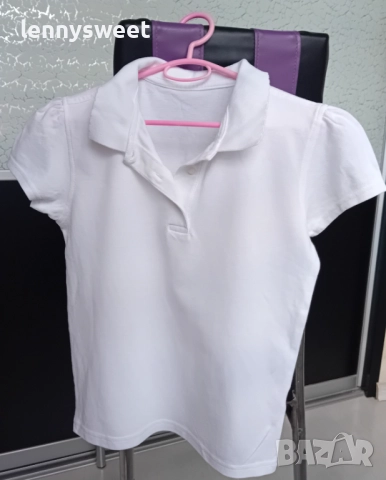 Бели тениски с якичка George, снимка 2 - Детски тениски и потници - 51755305