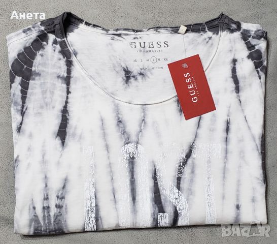 Нова оригинална фланелка GUESS - 100% памук, размер - L., снимка 1 - Тениски - 46710060