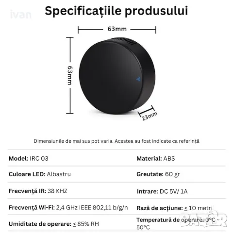 SMART дистанционно управление, С WiFi + IR + RF, съвместимо с Alexa и Google Assistant, , снимка 5 - Други стоки за дома - 50024815